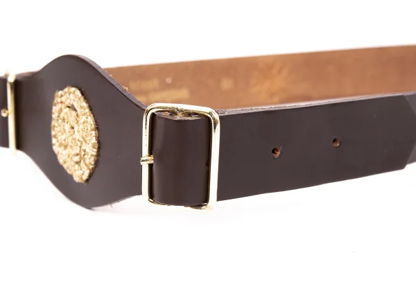 tricot COMME des GARCONS Embroidery Leather Belt K-169179_005