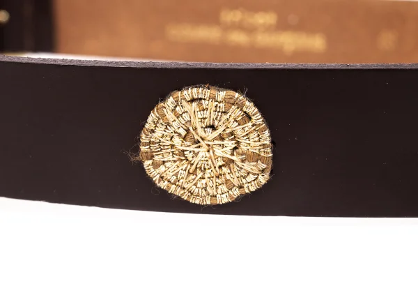 tricot COMME des GARCONS Embroidery Leather Belt K-169179_006