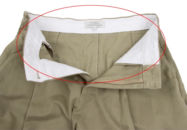 STUDIO NICHOLSON SORTE Cotton Twill Wide Pants K-169184_005