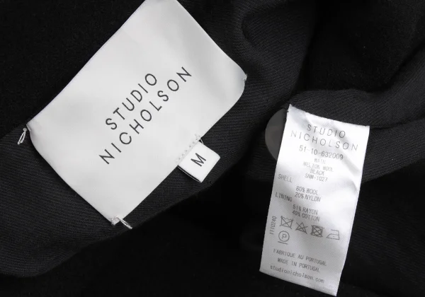 STUDIO NICHOLSON Melton Wool Fly-front Coat K-169185_016