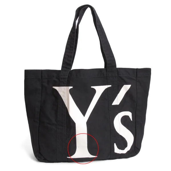 Y's Logo Printed Tote Bag K-169190_002