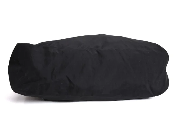 新品!ワイズY's ロゴプリントナイロンラージバッグ 黒 K-169192_007