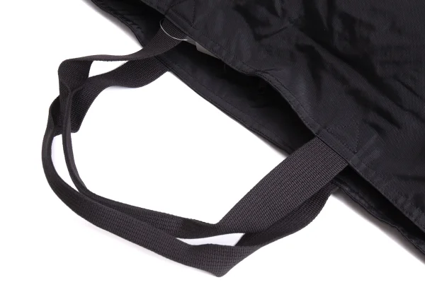 新品!ワイズY's ロゴプリントナイロンラージバッグ 黒 K-169192_008