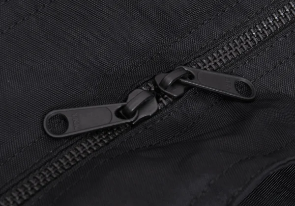 新品!ワイズY's ロゴプリントナイロンラージバッグ 黒 K-169192_009