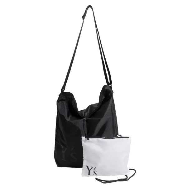 Y's Tote & Mini Shoulder Bags Black,White  K-169196_001