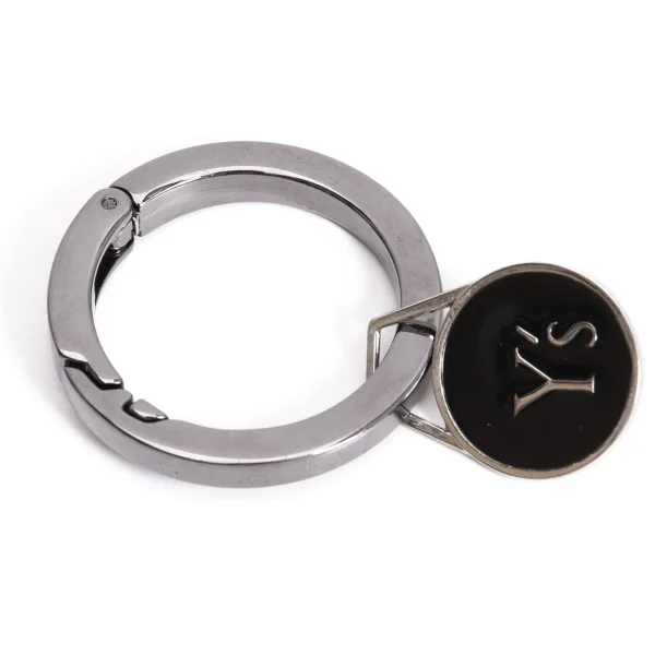 Y's Logo Plate Keyring Silver  K-169197_001