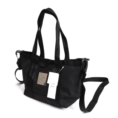 Y's x NEW ERA Logo Plate Design 2way Tote Bag