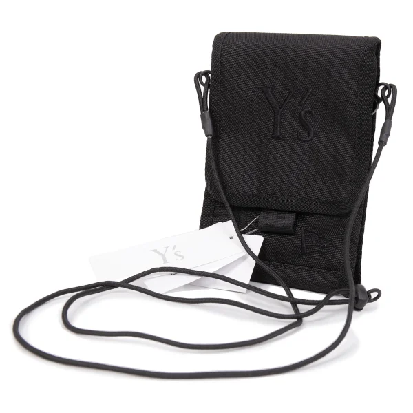 Y's x NEW ERA Logo Embroidery Crossbody Bag Black  K-169206_001