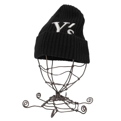 Y's×NEW ERA Logo Embroidery Rib Knit Cap