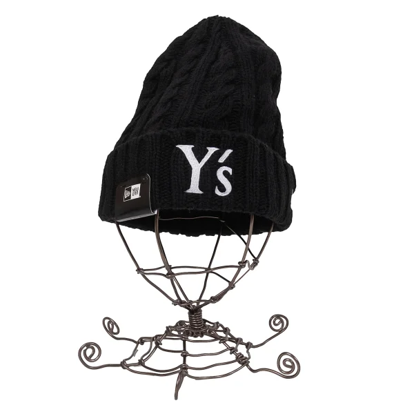Y's×NEW ERA Logo Embroidery Cable Knit Cap K-169209_002