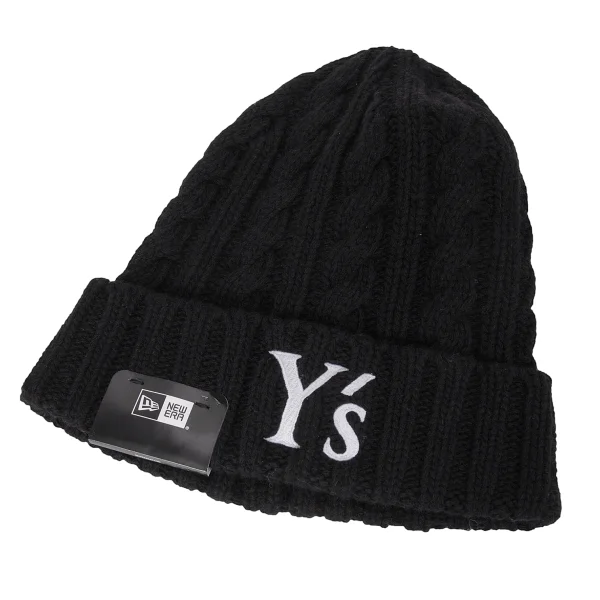 Y's×NEW ERA Logo Embroidery Cable Knit Cap K-169209_005