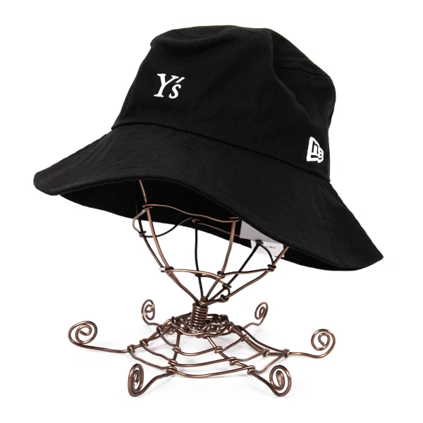 Y's×NEW ERA Logo Embroidery Safari Hat Black  K-169210_001