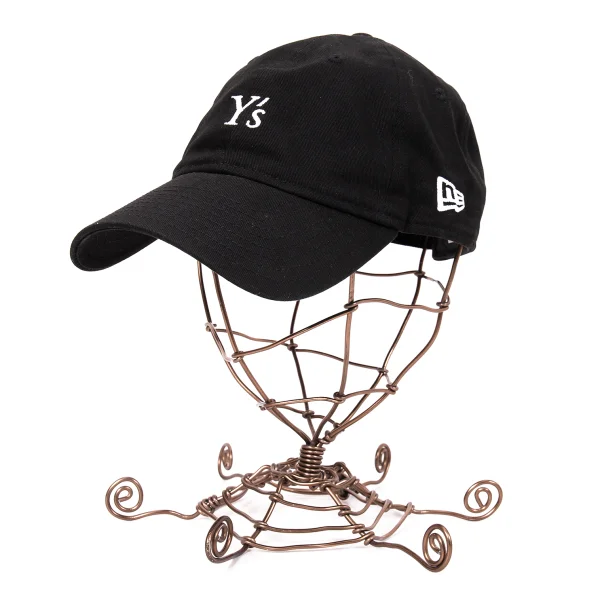 Y's×NEW ERA Logo Embroidery Cotton Cap Black  K-169212_001