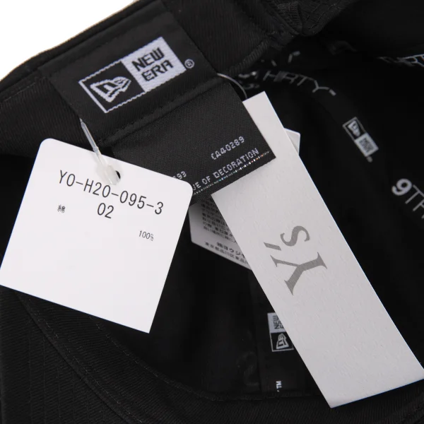Y's×NEW ERA Logo Embroidery Cotton Cap K-169213_011