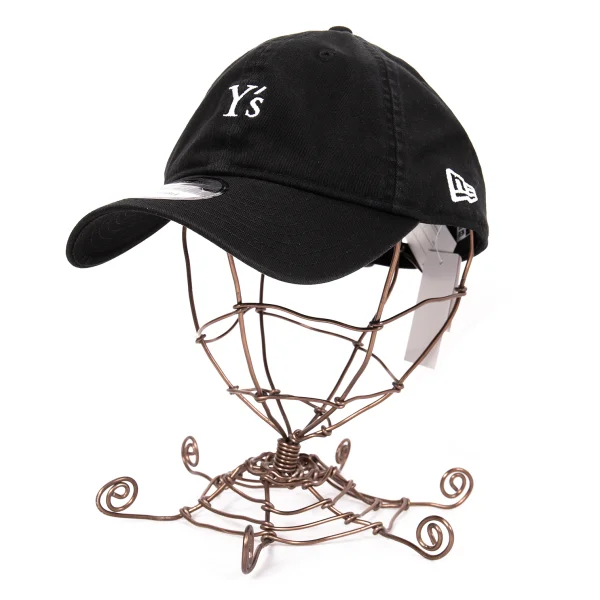 Y's×NEW ERA Logo Embroidery Cotton Cap Black  K-169214_001