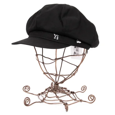 Y's×NEW ERA Logo Embroidery Newsboy Cap