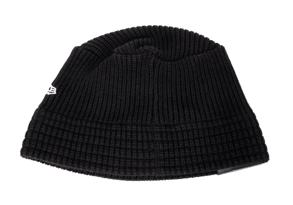 Y's×NEW ERA Logo Embroidery Cotton Knit Bucket Hat K-169220_008