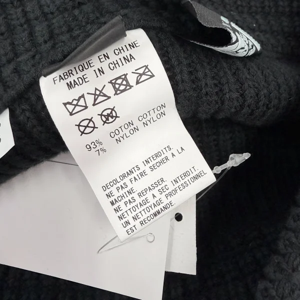 Y's×NEW ERA Logo Embroidery Cotton Knit Bucket Hat K-169220_010