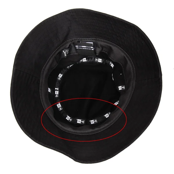 Y's×NEW ERA Logo Embroidery Cotton Bucket Hat K-169221_008