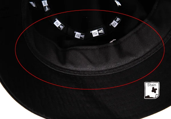 Y's×NEW ERA Logo Embroidery Cotton Bucket Hat K-169221_009