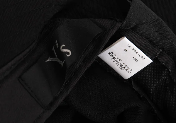 Y's×NEW ERA Logo Embroidery Cotton Bucket Hat K-169221_012