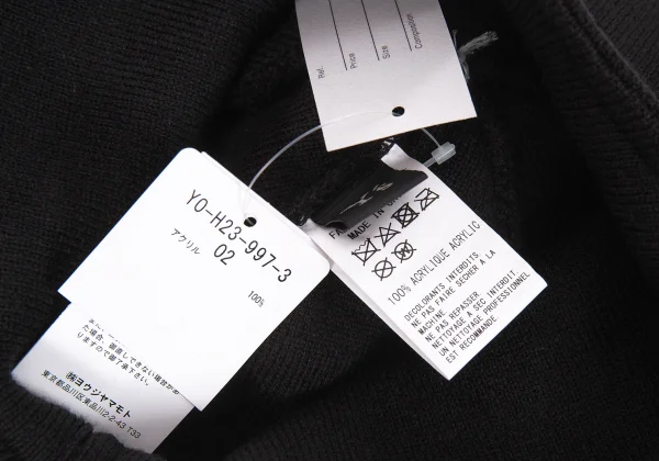 Y's×NEW ERA Logo Embroidery Ear Knit Cap K-169222_010