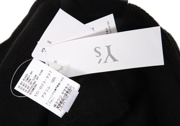 Y's×NEW ERA Logo Embroidery Ear Knit Cap K-169222_011