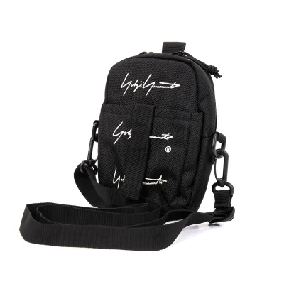 Yohji Yamamoto POUR HOMME x NEW ERA Logo Embroidery Shoulder Mini Bag