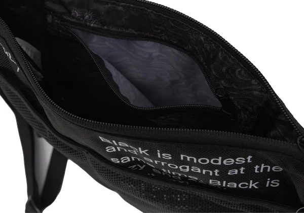 Yohji Yamamoto POUR HOMME x NEW ERA Poem Printed Messenger Bag K-169225_013