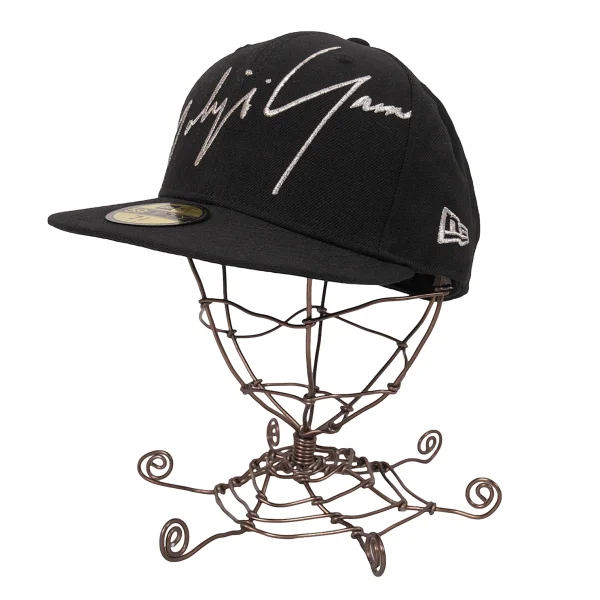 Yohji Yamamoto POUR HOMME×NEW ERA Logo Embroidery Wool Cap Black  K-169226_001