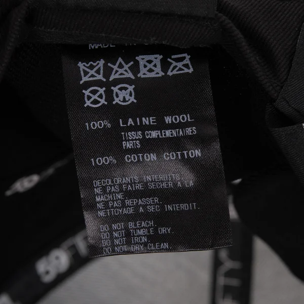 Yohji Yamamoto POUR HOMME×NEW ERA Logo Embroidery Wool Cap K-169226_012