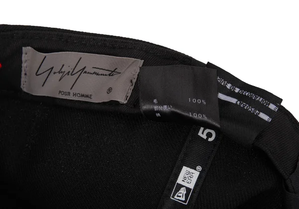 Yohji Yamamoto POUR HOMME×NEW ERA Logo Embroidery Wool Cap K-169226_014