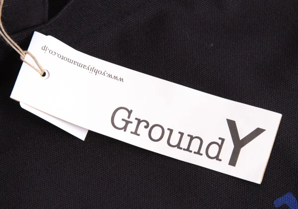 Ground Y Logo Printed Tote Bag K-169228_012