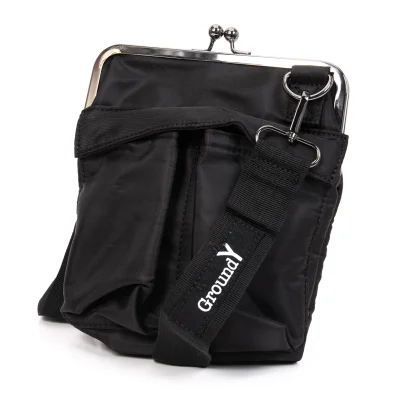 Ground Y Poly Double Pocket Shoulder Purse