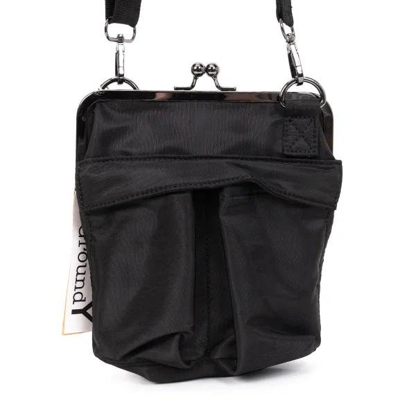 Ground Y Poly Double Pocket Shoulder Purse K-169231_003