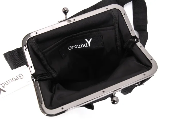 Ground Y Poly Double Pocket Shoulder Purse K-169231_012