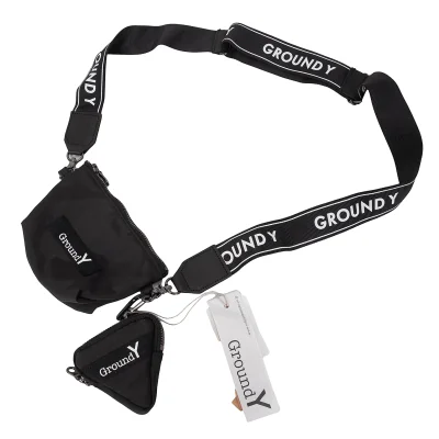 Ground Y Logo Shoulder Coin Case & Mini Pouch