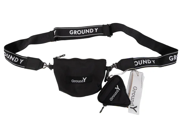 Ground Y Logo Shoulder Coin Case & Mini Pouch K-169232_002
