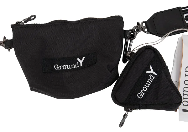 Ground Y Logo Shoulder Coin Case & Mini Pouch K-169232_003