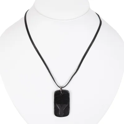 Ground Y Leather Necklace