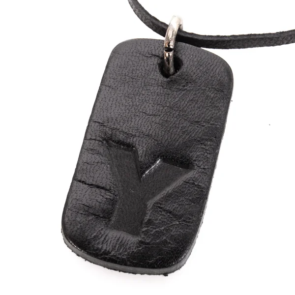 Ground Y Leather Necklace K-169234_003
