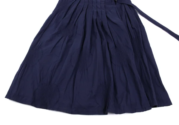 Y's Dot Shirring Woven Wrap Skirt K-169238_004