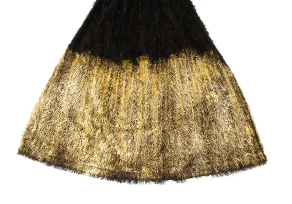 PLEATS PLEASE Bicolor Shaggy Skirt K-169241_006