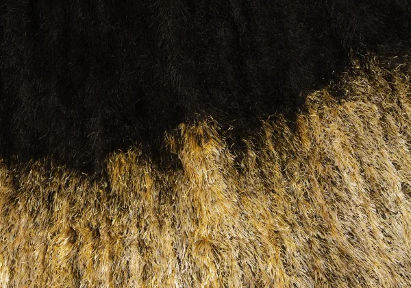 PLEATS PLEASE Bicolor Shaggy Skirt K-169241_007