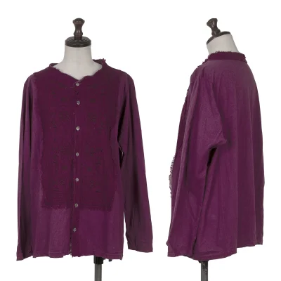 Plantation Cotton Front Embroidery Design Blouse