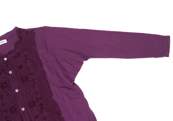 Plantation Cotton Front Embroidery Design Blouse K-169243_007