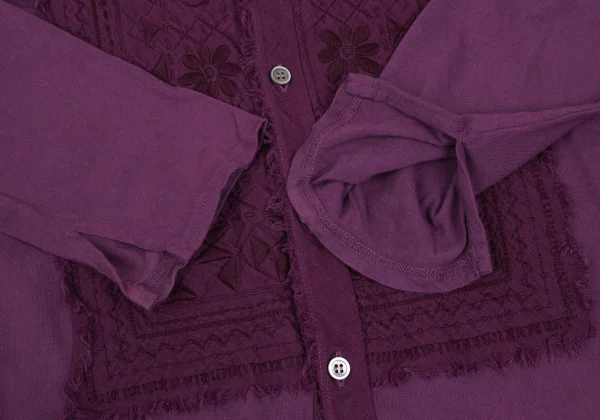 Plantation Cotton Front Embroidery Design Blouse K-169243_008