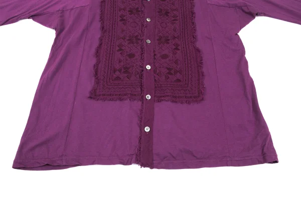 Plantation Cotton Front Embroidery Design Blouse K-169243_009