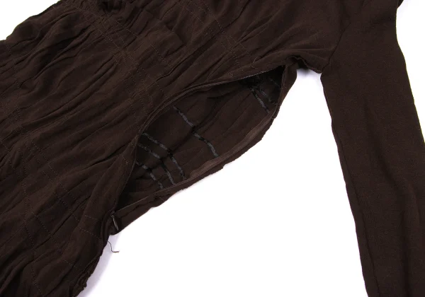 Jean Paul GAULTIER FEMME Wool Blend Stitch Turtleneck Knit Dress K-169244_008