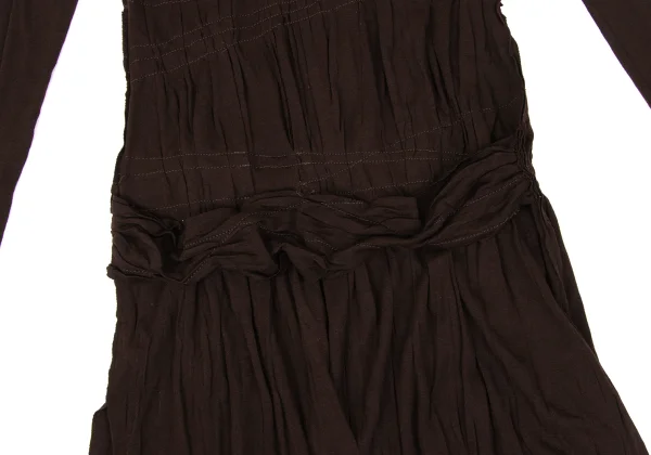 Jean Paul GAULTIER FEMME Wool Blend Stitch Turtleneck Knit Dress K-169244_015